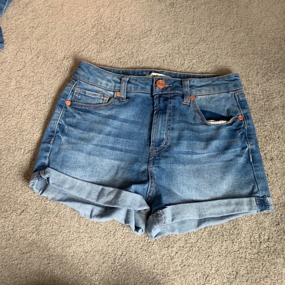 Charlotte Russe Pants - High Waisted Denim Shorts